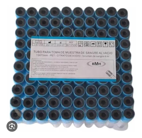 Tubo Azul 4ml Bmh Tipo Vacutainer