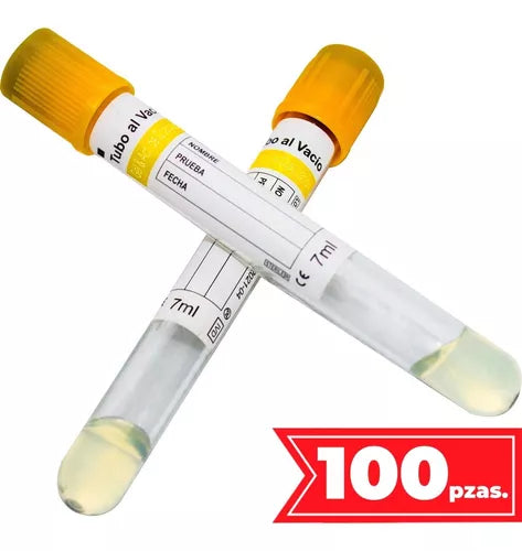 Tubo Amarillo 7ml Bmh Tipo Vacutainer